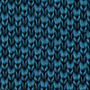 Necktie knitted cyan blue