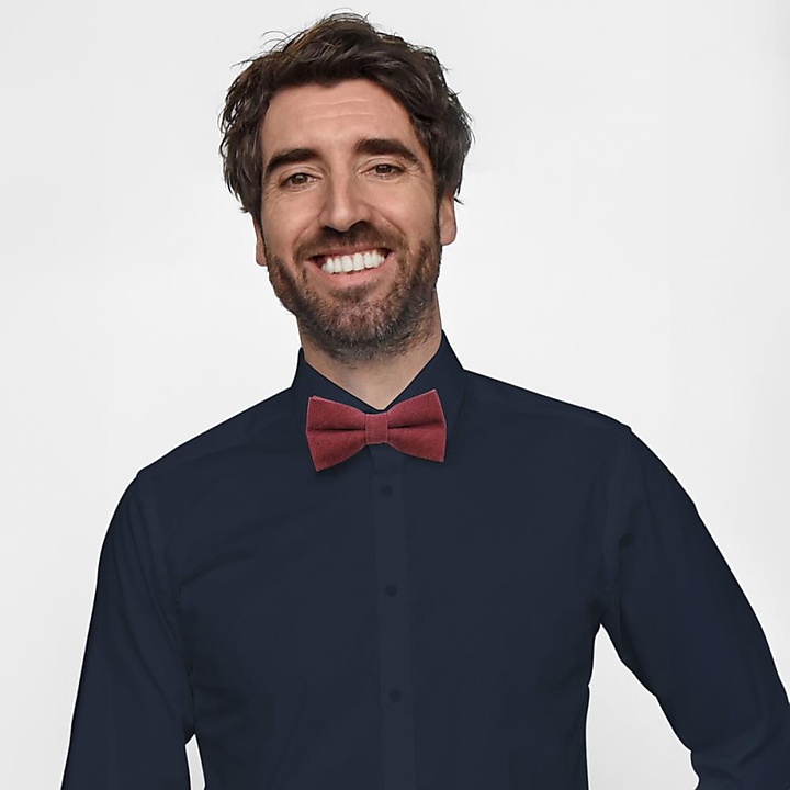 burgundy bow tie Soft Touch