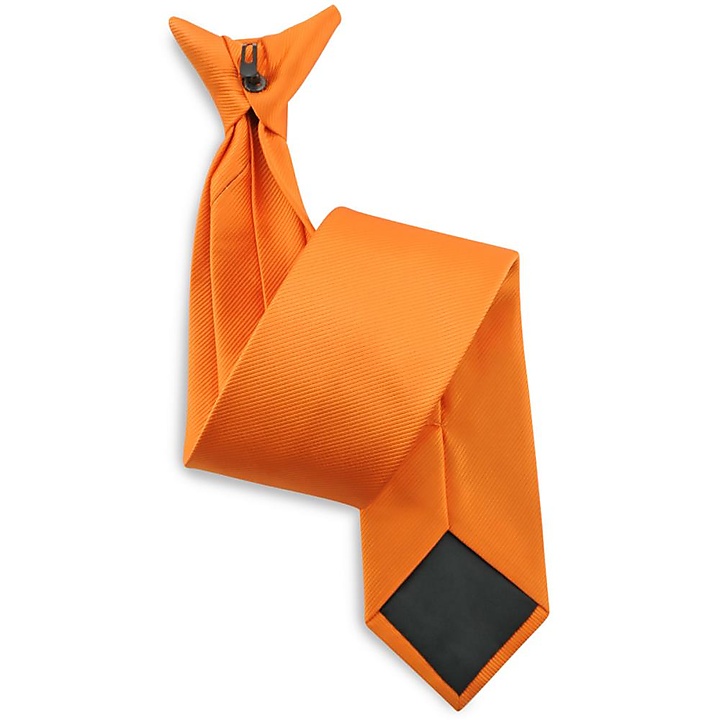 Clip-on tie orange repp