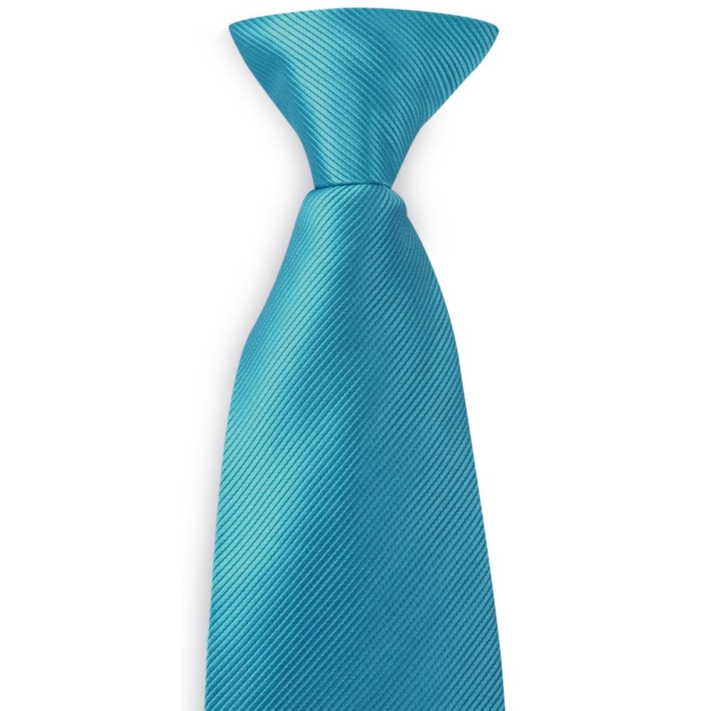 Clip-on tie turquoise repp - 1