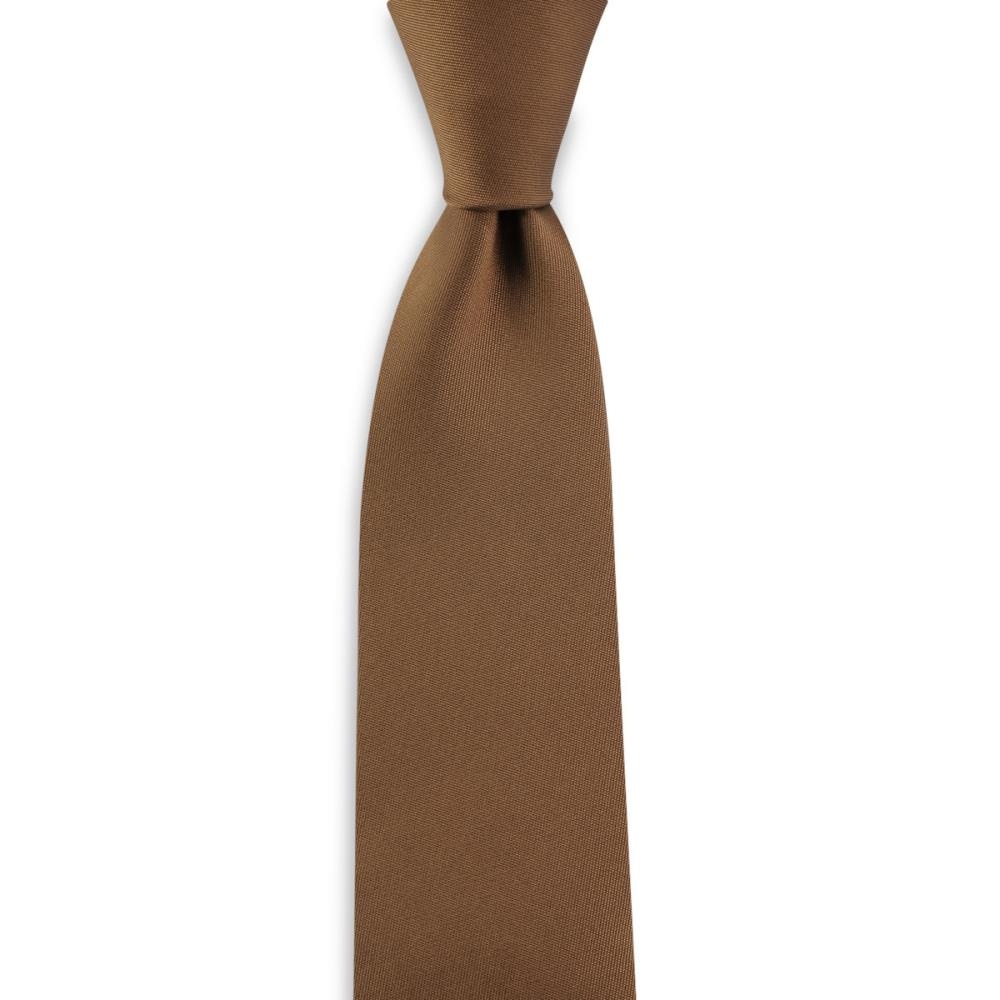 Necktie brown narrow - 1