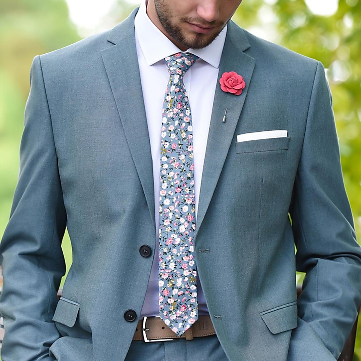 Necktie Floral Art