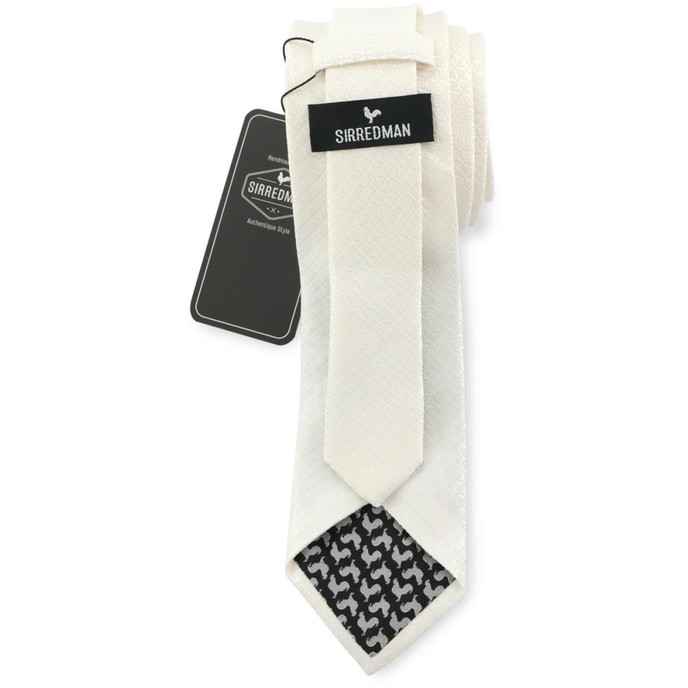 necktie Luna di Miele bianco - 3