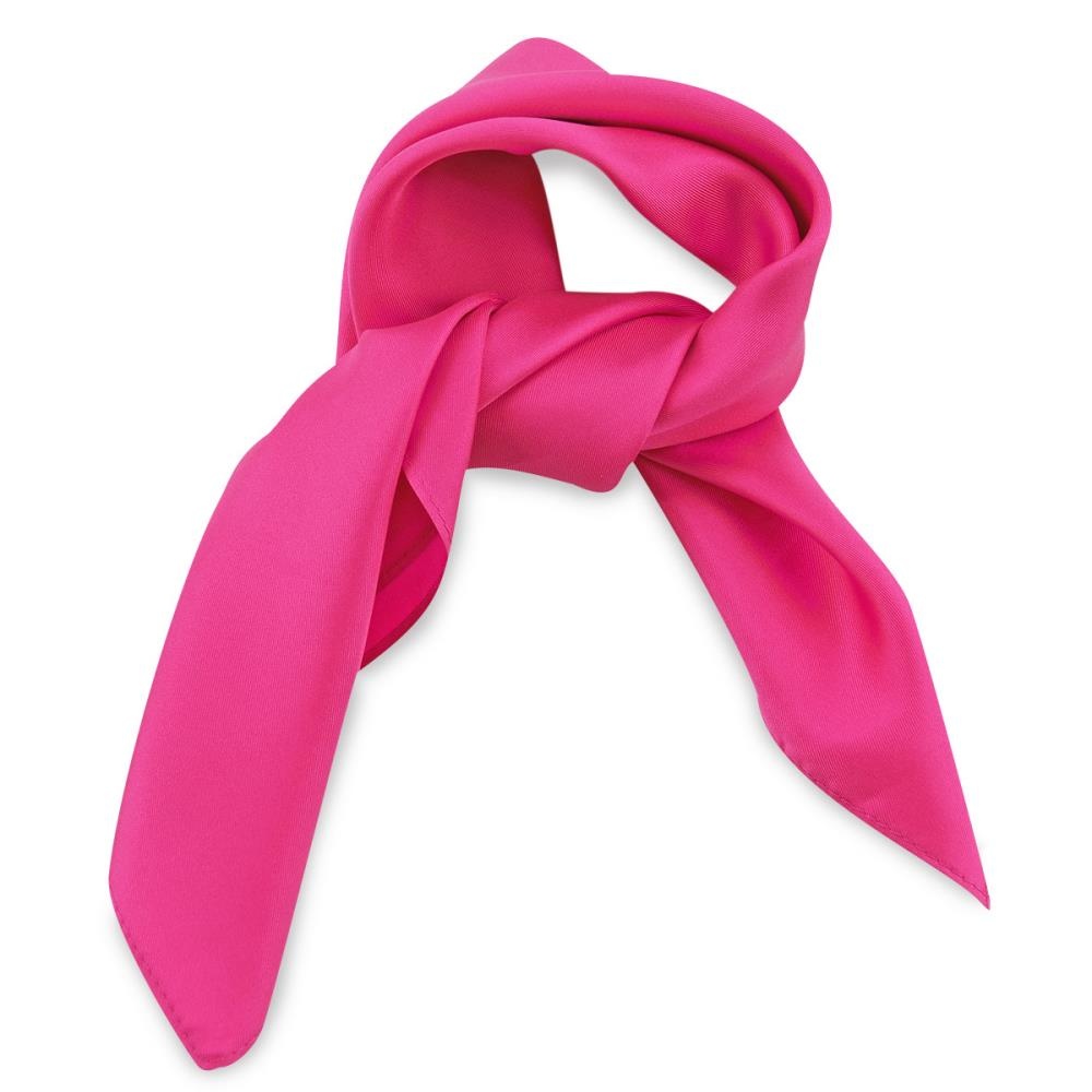 Scarf silk magenta - 1