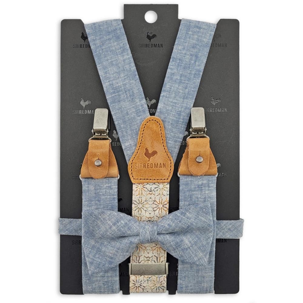 suspenders combi pack Charming Chambré Blue - 1