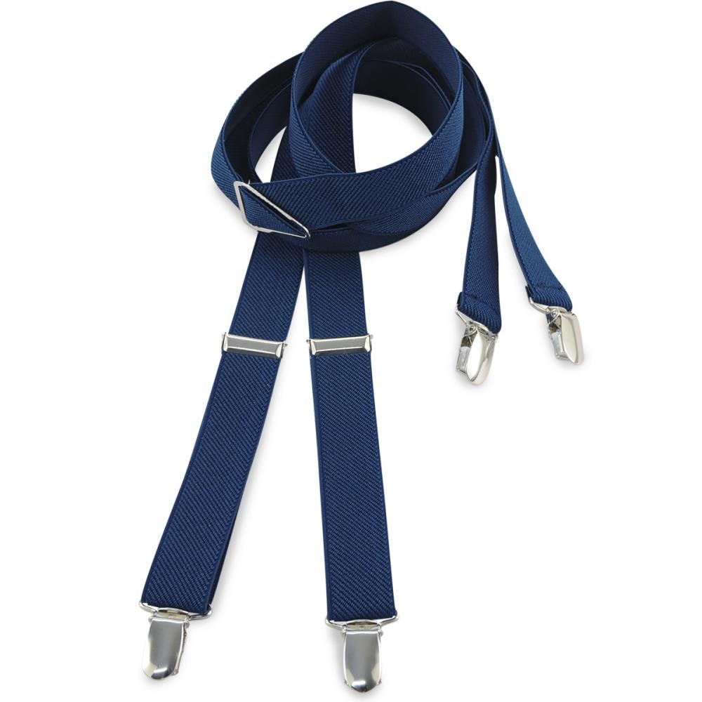 Suspenders navy blue narrow - 1