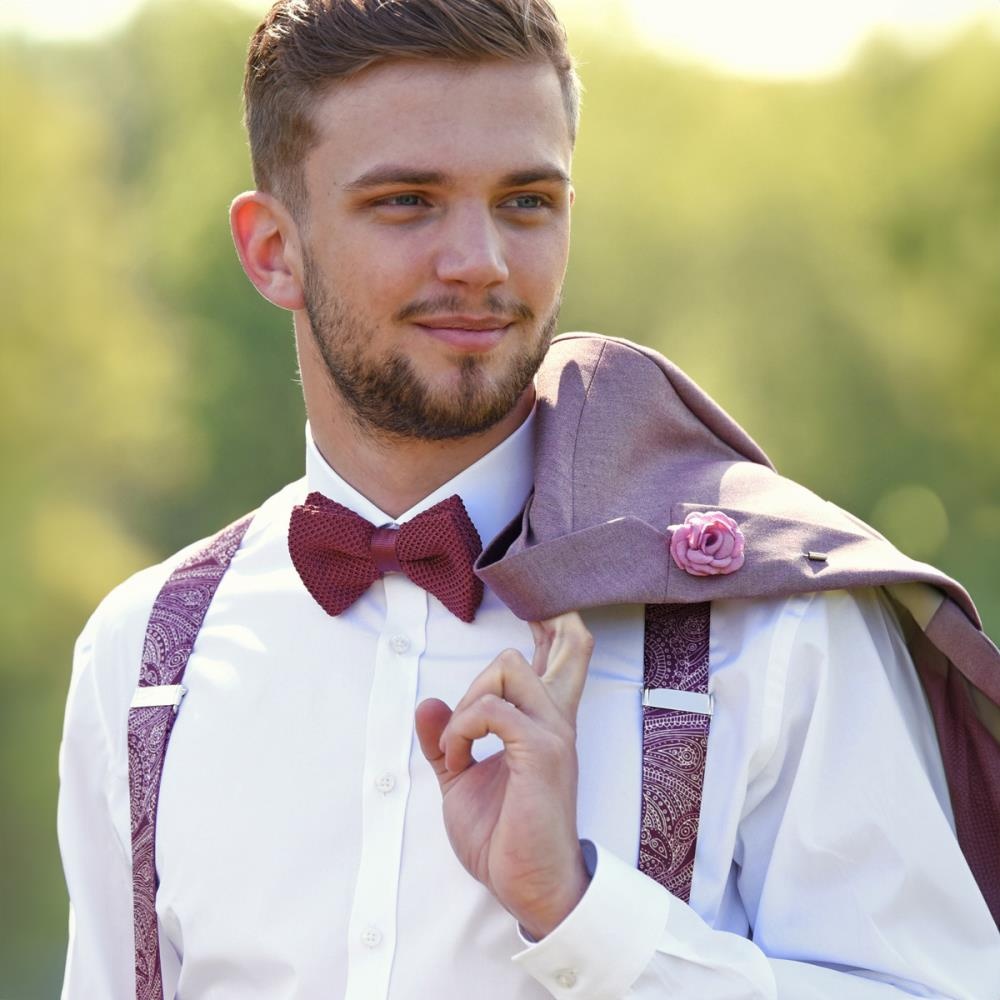 suspenders Paisley Sketch mauve - 2