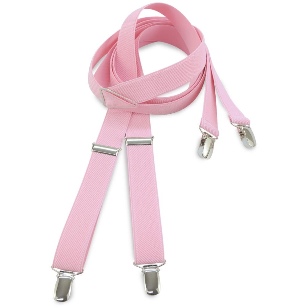 Suspenders pink narrow - 1