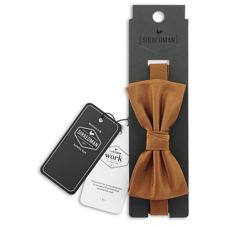 WORK bow tie cognac