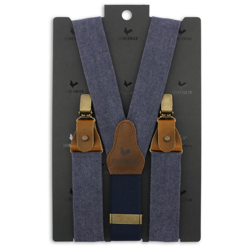 WORK suspenders blue denim - 5