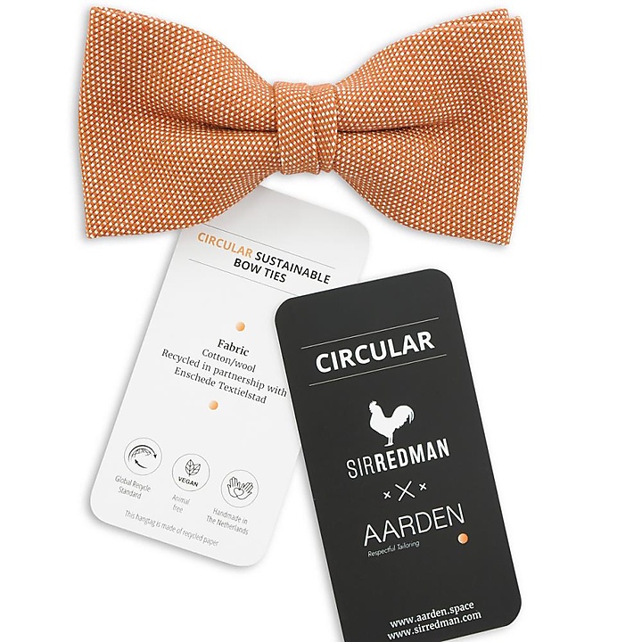 x Aarden bow tie Sustainable Stan Rust